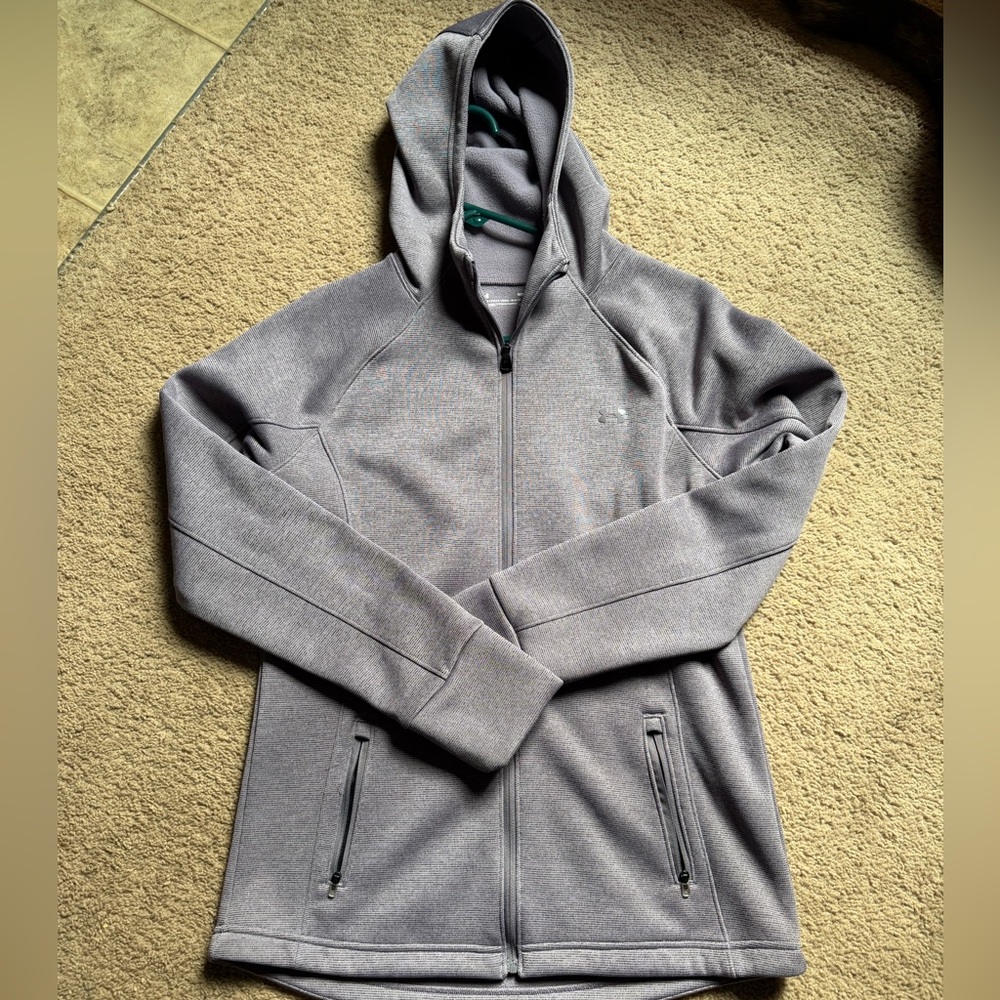 Under Armour Heather Gray Zip-Up Jacket